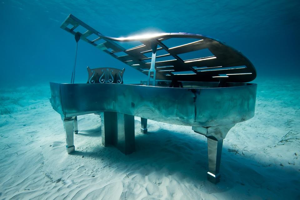 Podwodne Muzeum bahamy Musician