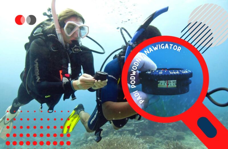 padi podwodny nawigator kurs nurkowania