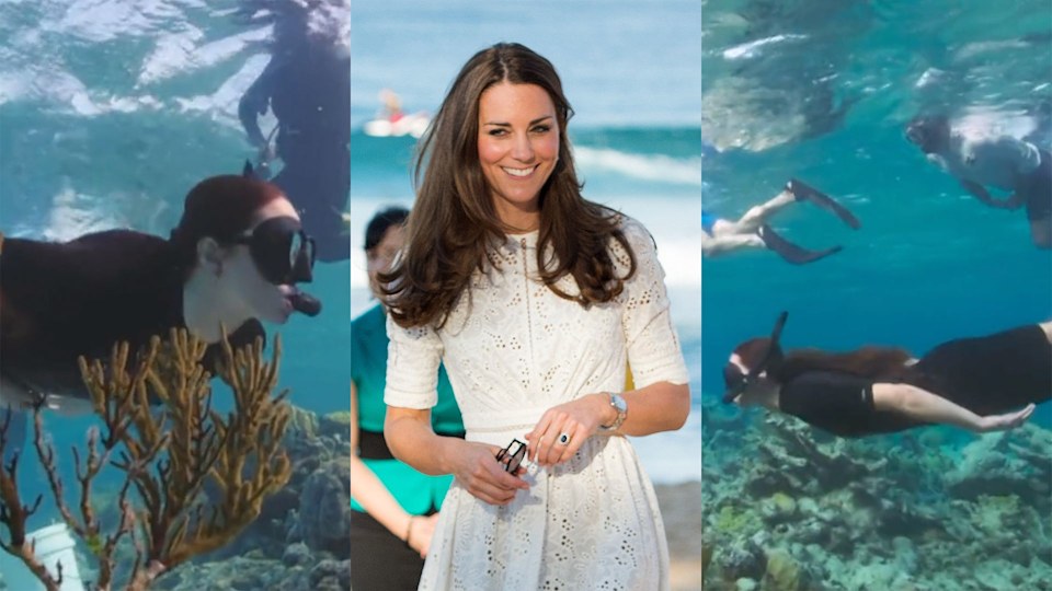 Scuba Diving Celebrities: Famous People Who Can't Stay Out of the Water » Costa Rica Divers kate-middleton-diving