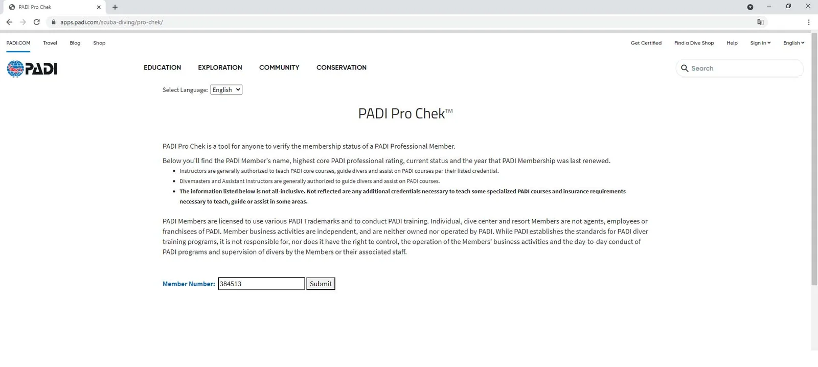 PADI Pro Chek: How to Check a Scuba Instructor? A Complete Safety Guide » Costa Rica Divers How to Use the PADI Pro Check Tool?